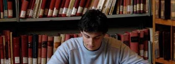 Image about student in a Library