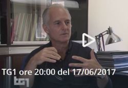 Il  Prof. Maurizio Del Monte intervistato dal TG1