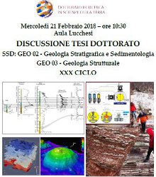 Discussione finale Dottorato in Scienze della Terra - GEO 02/03