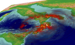 Modello di propagazione delle onde a seguito di un potenziale evento sismico