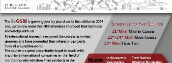 V International Course on Geotechnical and Structural Monitoring